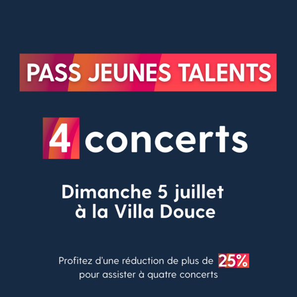 Pass jeunes talents flaneries musicales de reims 2026
